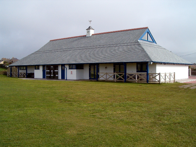 New cricket pavilion at St.Just Easter 2005